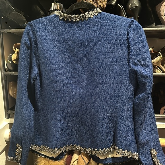 Blue Woven Blazer​​​​ - Picture 5 of 5